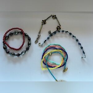A lot bracelets